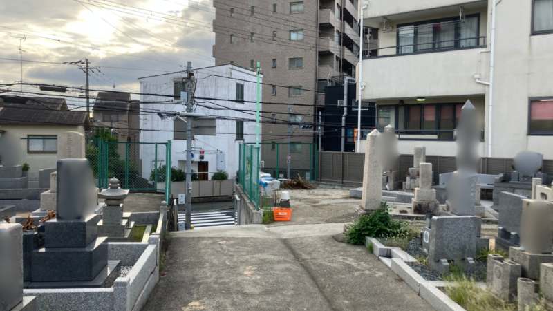 二大字共有墓地（豊中市）にて「墓地使用者調査」を行いました