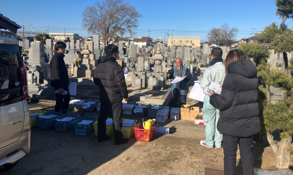 口里墓地（加古川市）墓地使用者調査
